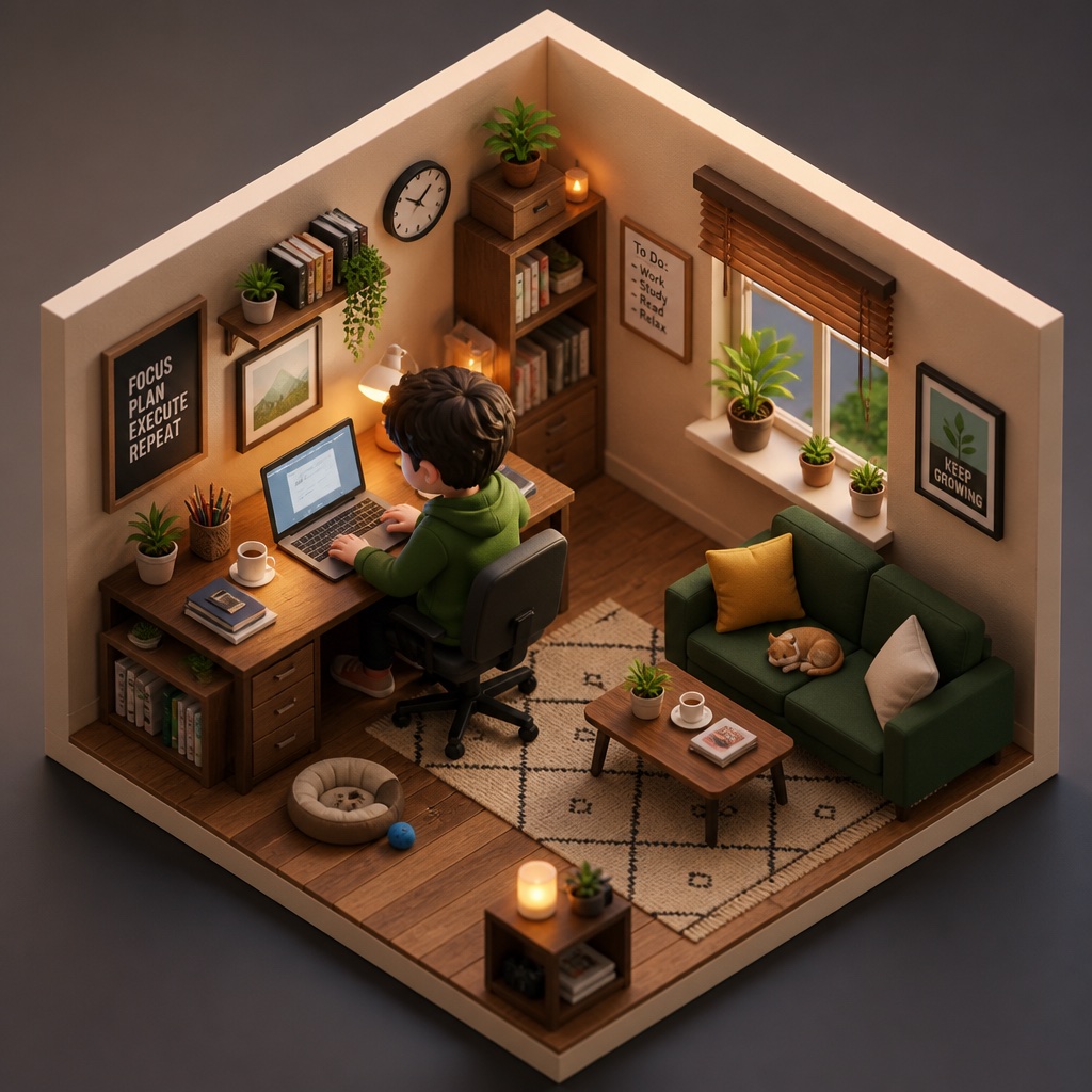 3D Isometric Diorama