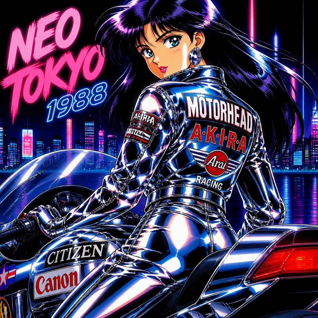 Chrome Anime Retro