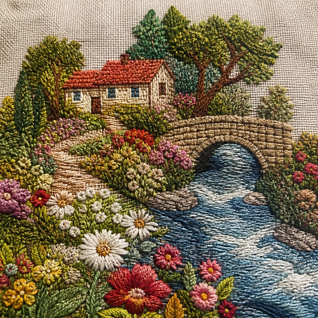Embroidery Art Aesthetic