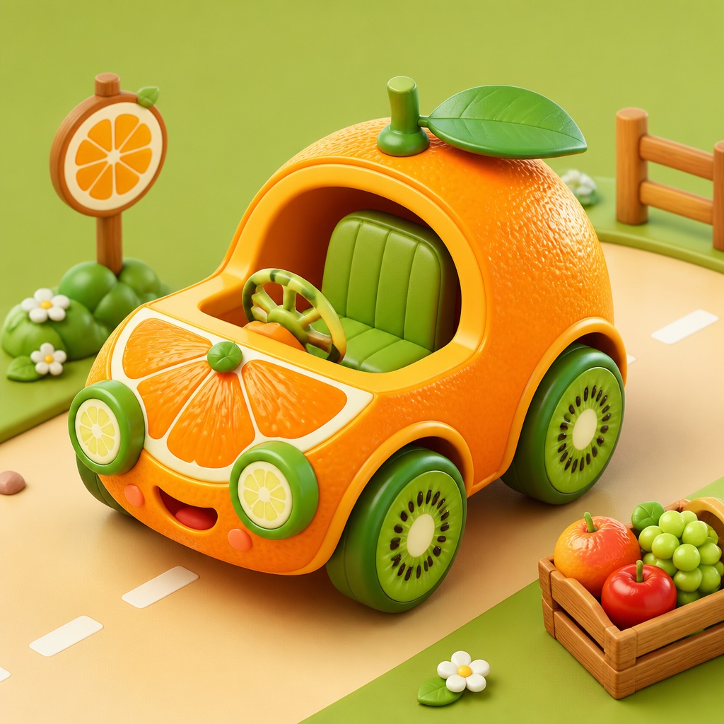 Fruit Car in Midjourney