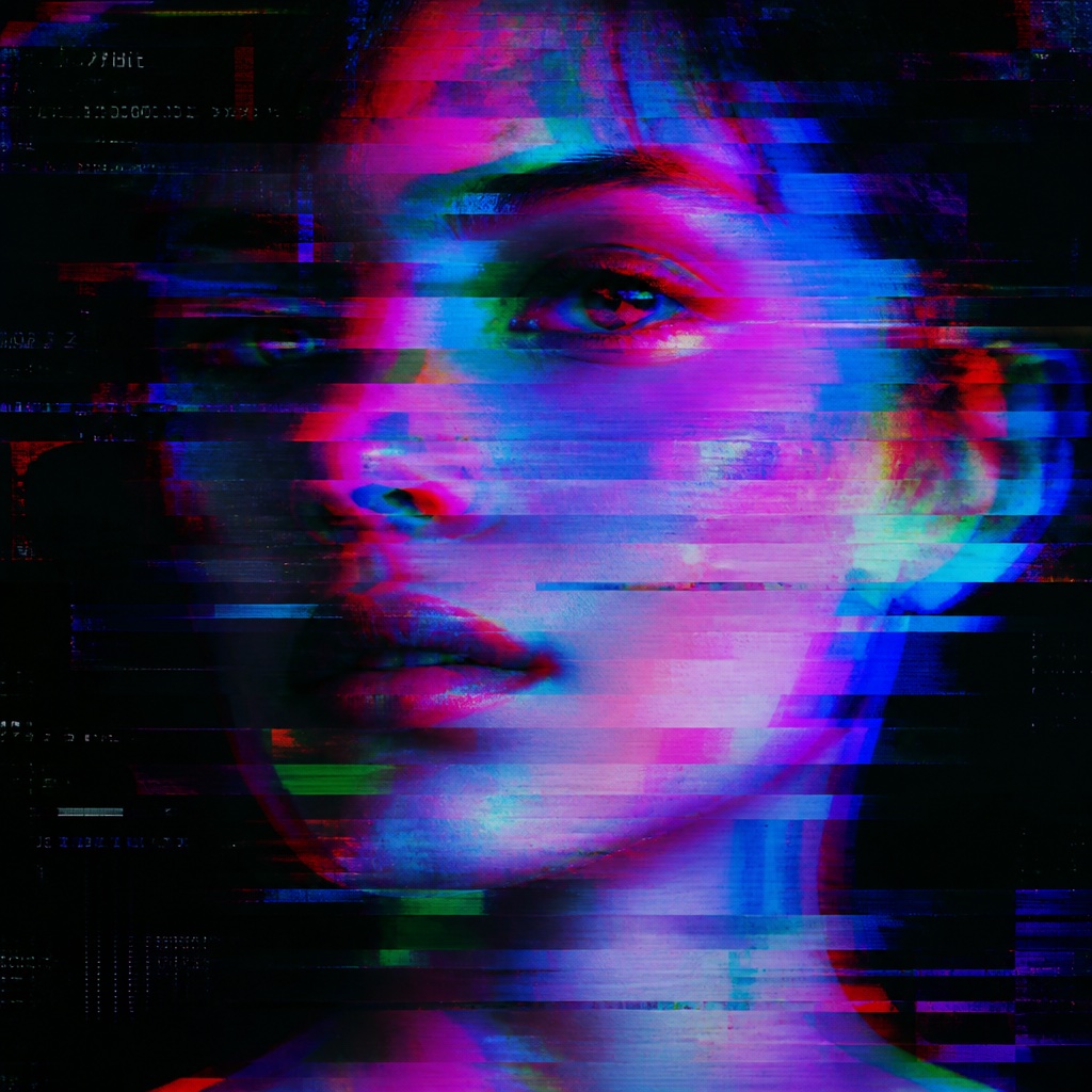 Glitch Effect Art