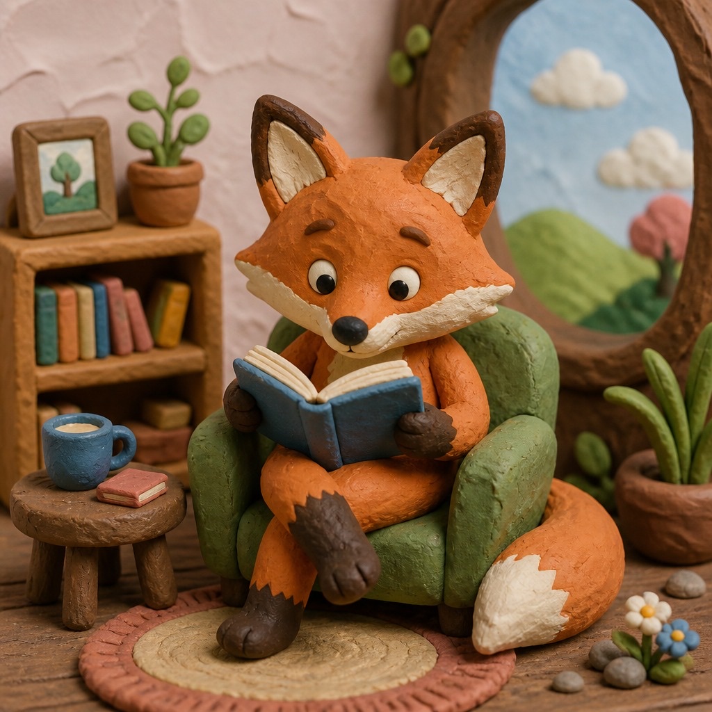 Handmade Claymation Diorama