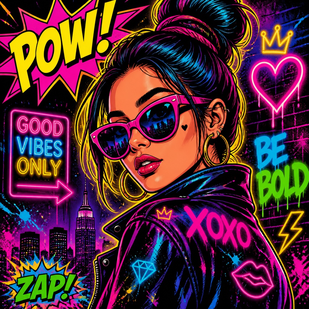 Neon Pop Art