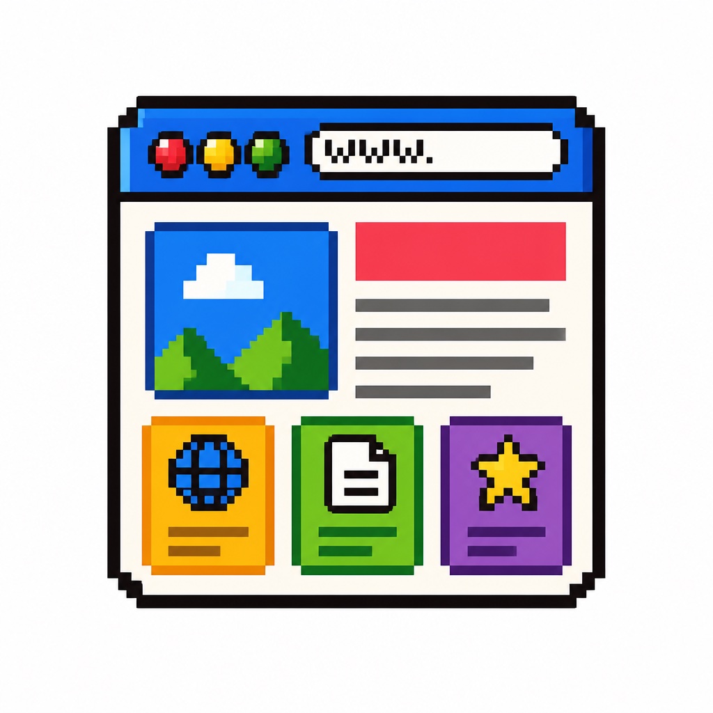 Pixel-Style Your Website Icon