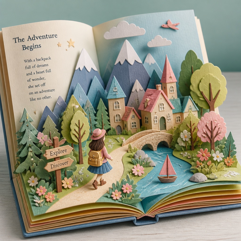 Pop-up Book Illustration