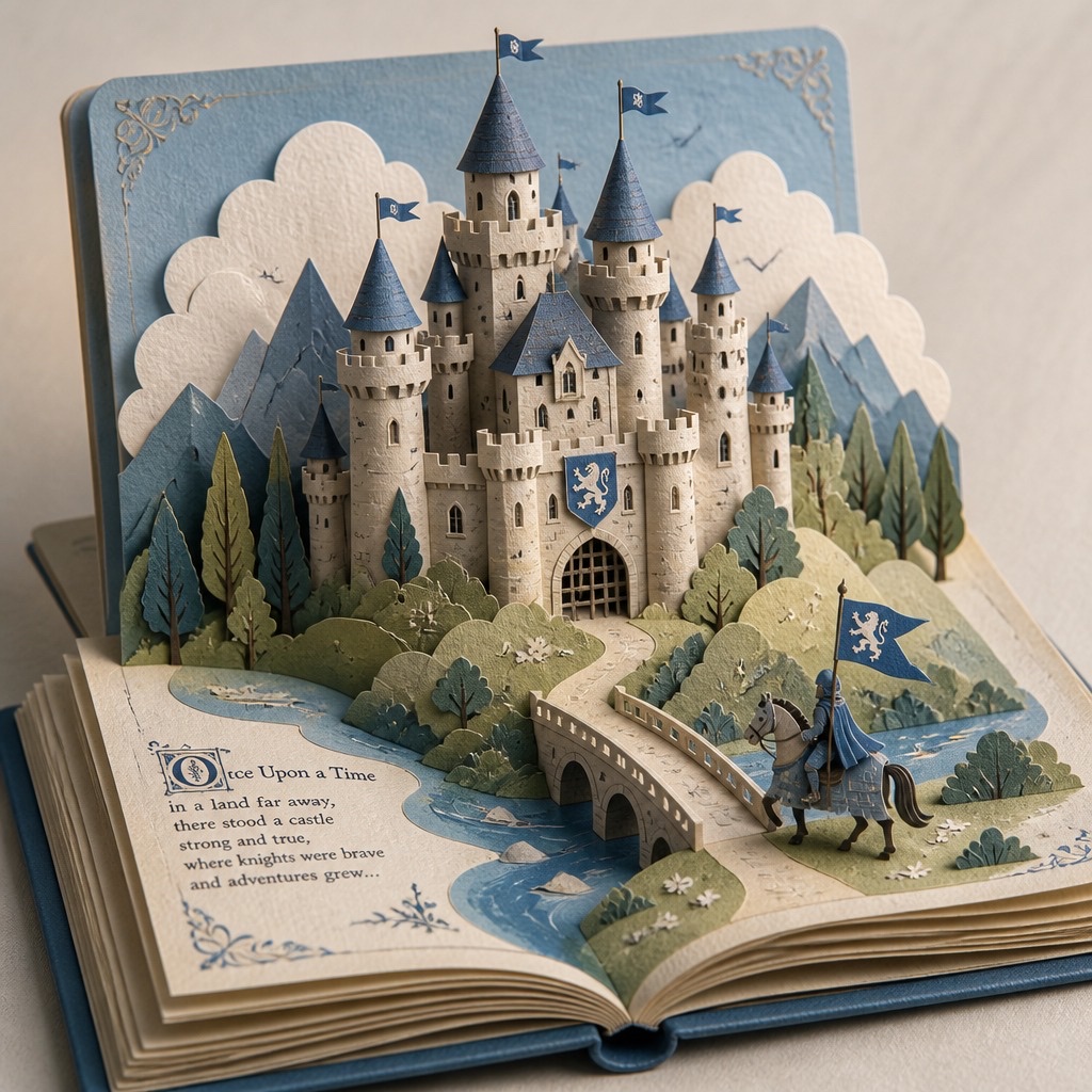 Pop-up Book Illustration